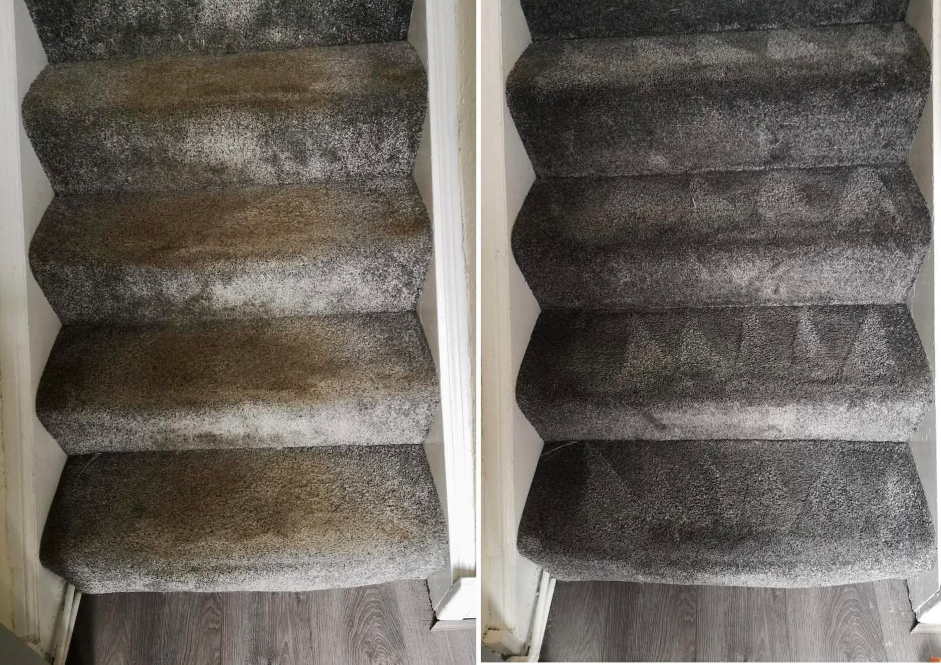 Before and after comparison